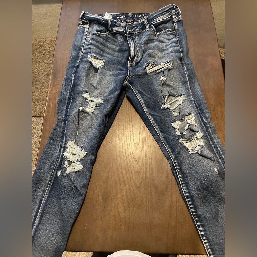American Eagle Hi Rise Jeggings crop women’s size 16 regular